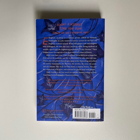 Truly Devious: A Mystery by Maureen Johnson (Book 1) - Picture 2 of 2